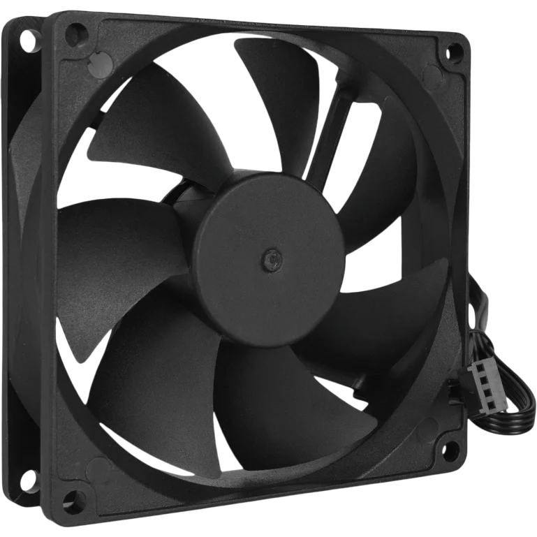 Охлаждение корпуса/ Case Cooler Foxline FL-F90, 90mm, 3pin connector Black