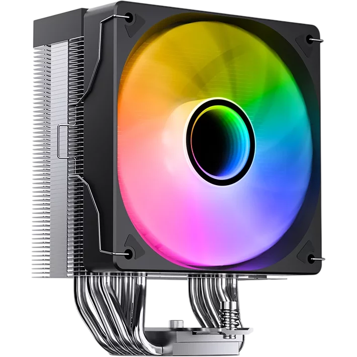 Кулер для процессора/ CPU Cooler JONSBO CR-1000 V3 PRO ARGB (230W, 4-pin PWM, 157mm, Al/Cu, 6x6mm, ARGB, 1x120mm, 70.8CFM, 33.2dBA, 1800RPM, S: 1851/1700/1200/115X, AM4/AM5 Black)