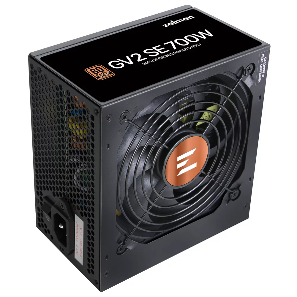 Блок питания Zalman ZM700-GV2SE, 700W, ATX12V v2.52, APFC, 12cm Fan, 80+ Bronze, Retail