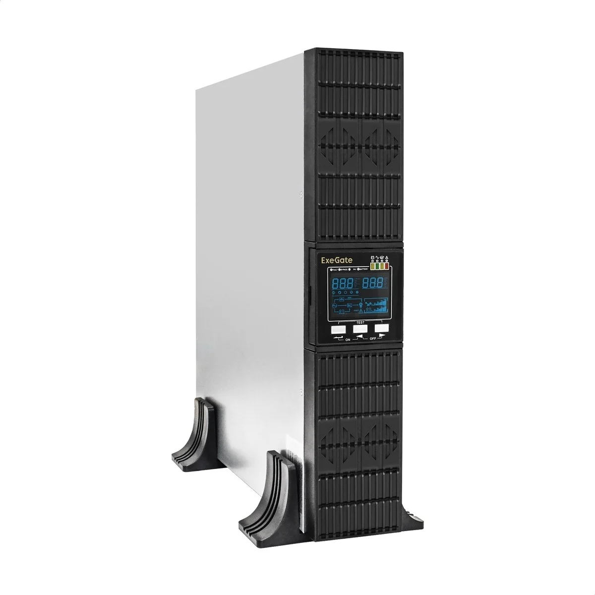 Exegate EX297668RUS ИБП On-line ExeGate PowerExpert ULS-3000.LCD.AVR.6C13.USB.RS232.SNMP.BC.2U