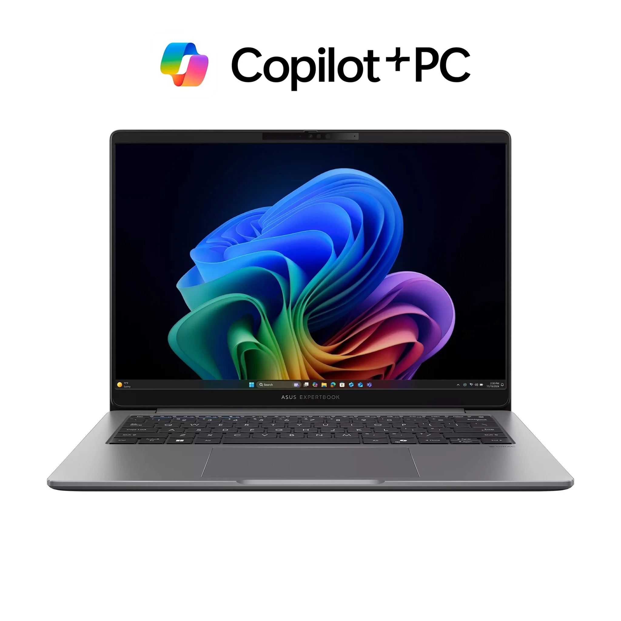 Ноутбук ASUS ExpertBook Mainstream PM3606CKA-PL0341W AMD Ryzen AI 7 350 64GB 1TB 2280 PCIE G4 SSD 16.0" WQXGA (2560 x 1600) 16:10 400nits Anti-Glare sRGB: 100% AMD Radeon Graphics Win11 Home 1.87 Kg (90NX0981-M00C00)