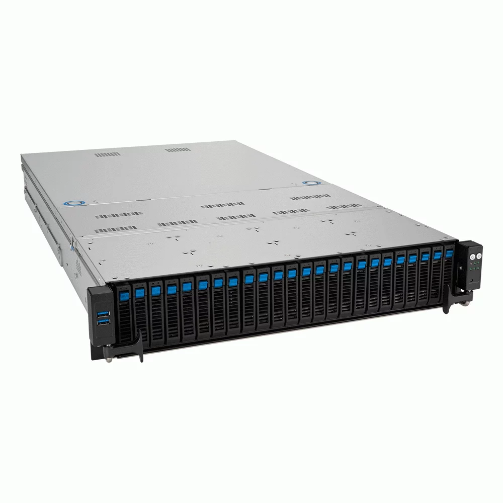 Серверная платформа/ ASUS RS720A-E12-RS24U/10G/2.6kW/24NVMe/GPU (90SF02E1-M00C00)