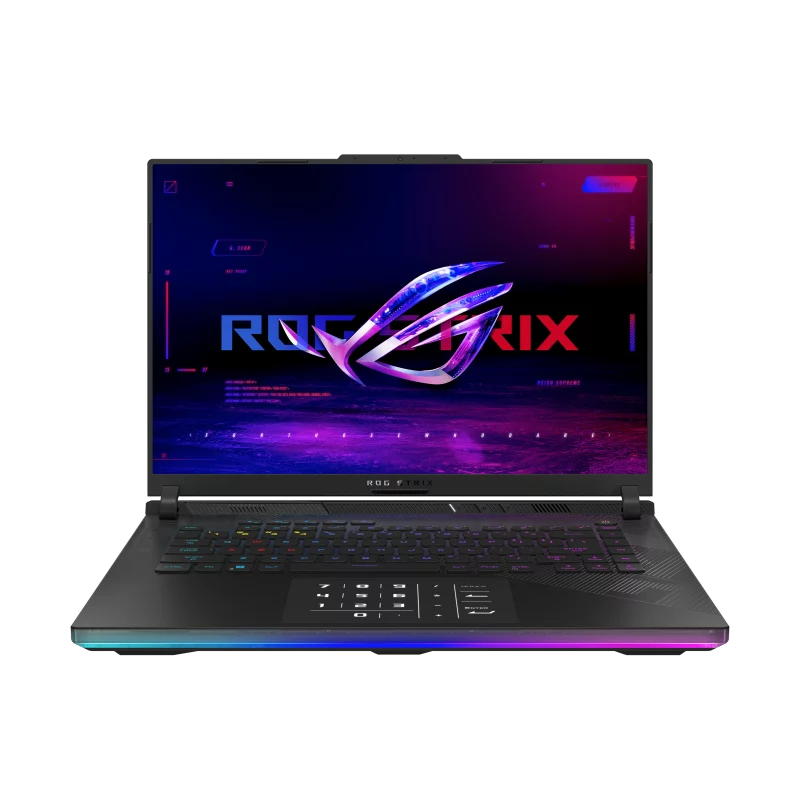 Ноутбук ASUS ROG Strix SCAR 16 G634JZR-RA100W 16"(2560x1600 miniLED (матовый, 240Hz, 3ms)/ Core i9 14900HX/ 32Gb/ 1Tb SSD/ noDVD/ RTX 4080(12Gb)/ BT/ WiFi/ 90WHr/ 2.65kg/ Off Black/ Win11Home + Customizable Armor Cap (90NR0IC2-M004C0)