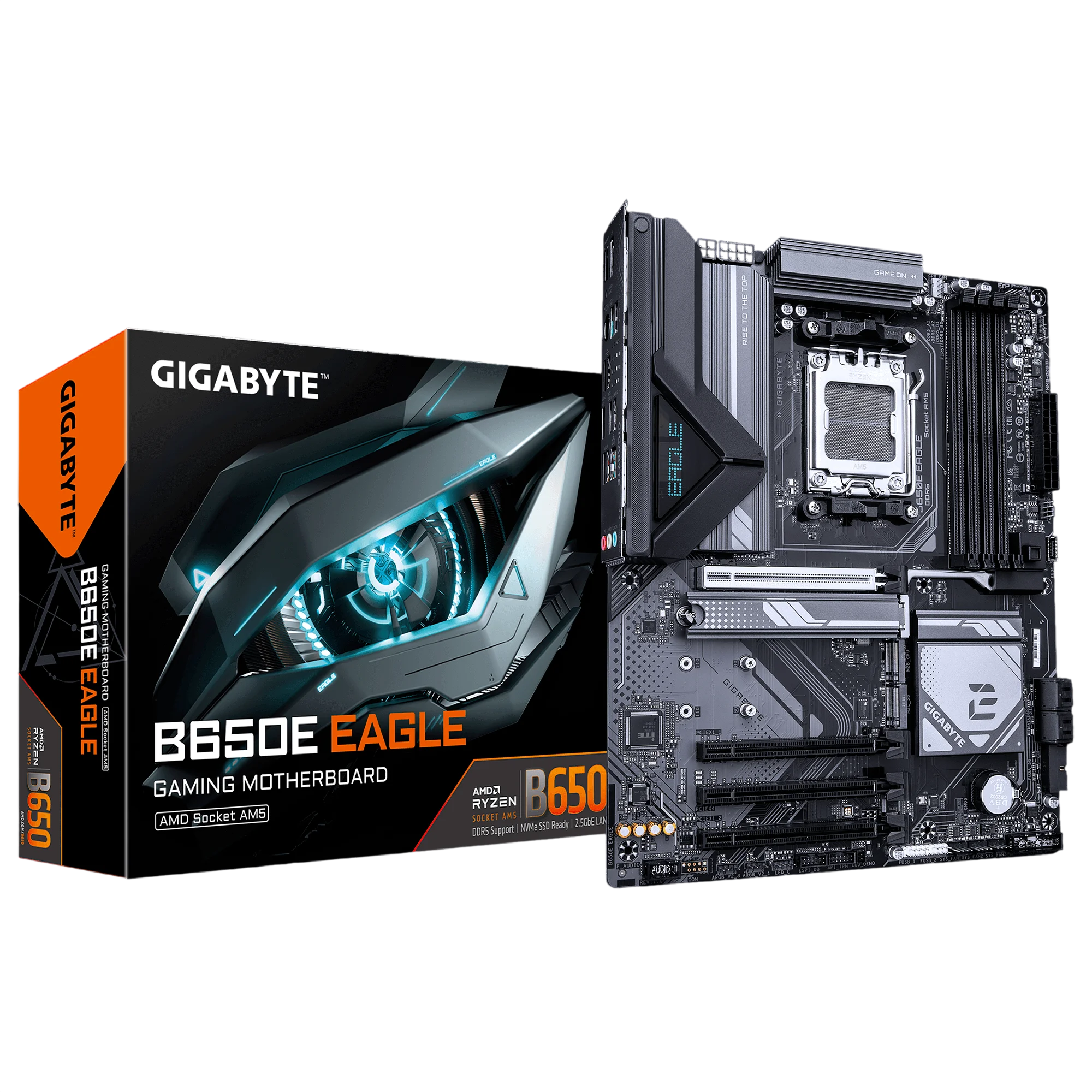 Материнская плата Gigabyte B650E EAGLE Socket AM5 AMD B650 4xDDR5 ATX AC`97 8ch(7.1) 2.5Gg RAID+HDMI+DP