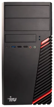 Компьютер IRU Corp 312 MT PG G6405 (4.1) 4Gb 4Tb+500Gb UHDG 610 FreeDOS GbitEth 400W черный (RUS) (1679790)