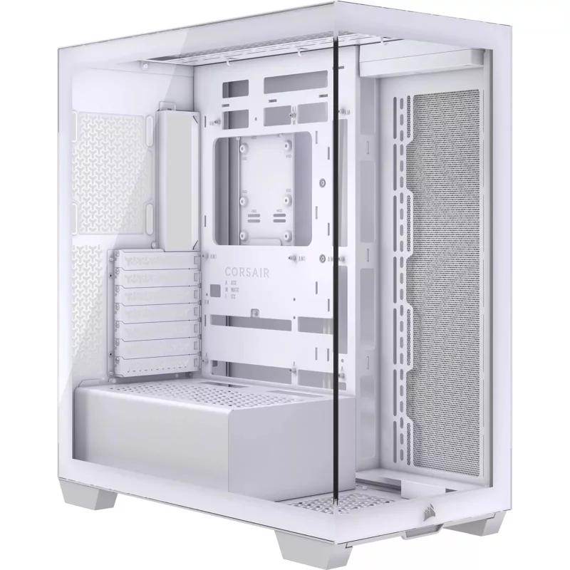 Корпус без блока питания/ Case Corsair 3500X, Midi-Tower, TG, no fan, 2xUSB-A 3.2, 1xUSB 3.2 Type-C, E-ATX, ATX, mATX, mITX White (CC-9011277-WW)