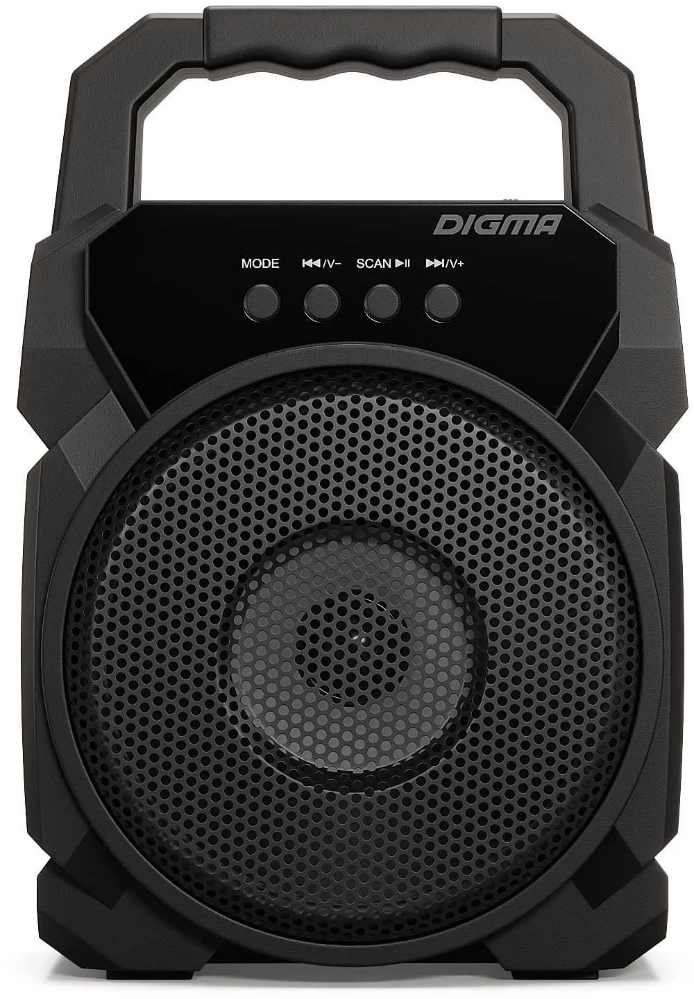 Колонка порт. Digma D-PS1500 черный 10W 1.0 BT 10м 500mAh (SP1500B)