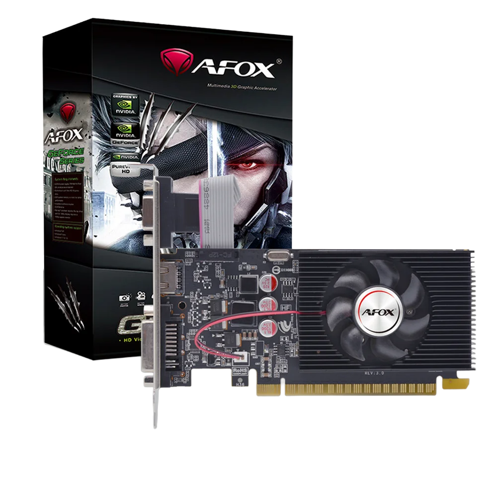 Видеокарта Afox GT420 1GB GDDR3 128bit VGA DVI HDMI 1FAN LP RTL (AF420-1024D3L6)