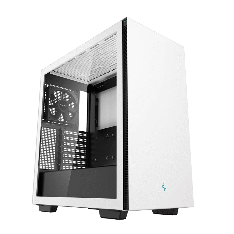 Корпус Deepcool CH510 WH Мid-tower, white,TG (E-ATX, CPU Height 175mm, VGA max 380mm, USB 3.0 x 2, Audio x 1, int. 3.5" x 2 , 2.5" x 2, Ext. 5.25' x 0) (R-CH510-WHNNE1-G-1) (715016)