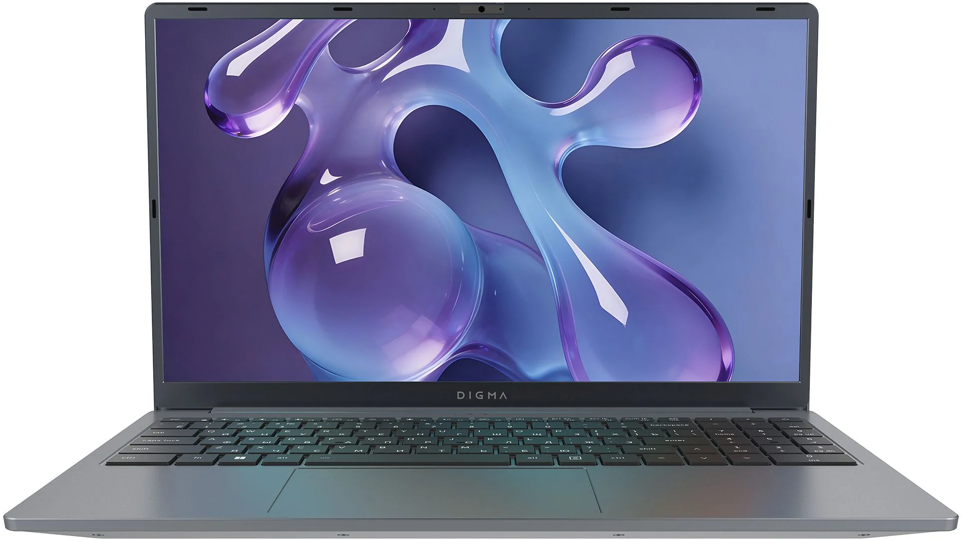 Ноутбук Digma Nova Ryzen 5 3500U 16Gb SSD512Gb AMD Radeon Vega 8 15.6" IPS FHD (1920x1080) Windows 11 Pro grey WiFi BT Cam 6000mAh (DN15R5-ADXW11)