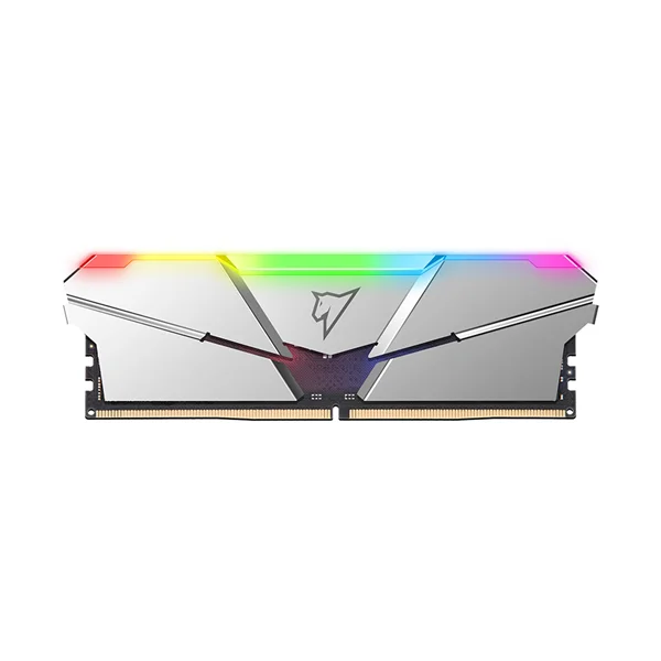 Память DDR 5 DIMM 32Gb (16Gbx2), 5600Mhz, Netac NTSRD5P56DP-32S, RGB, CL40, Silver