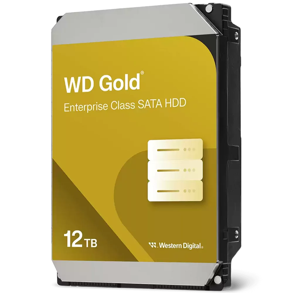 Жесткий диск Western Digital 12TB WD122KRYZ Gold, SATA3, Cache 512MB, 7200 rpm
