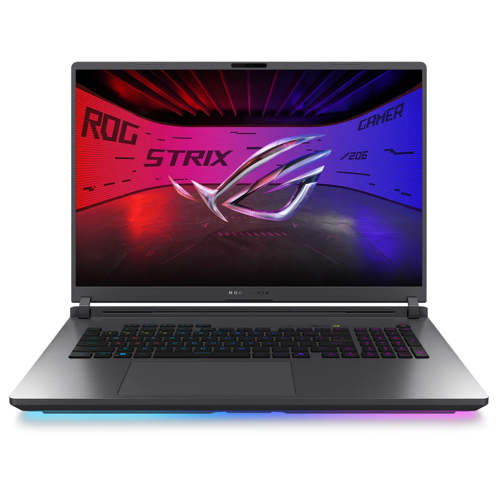 Ноутбук ASUS ROG Strix G18 G815JPR-TT122 Intel Core i9-14900HX/ 32Gb (2*16 D5)/ SSD512Gb/ RTX5070 8Gb (115W)/ 18"/ IPS/ WQXGA/ 2560x1600/ 300Hz/ NoOS/ RJ-45/ Eclipse Gray/ 3.20kg (90NR0LM1-M00610)