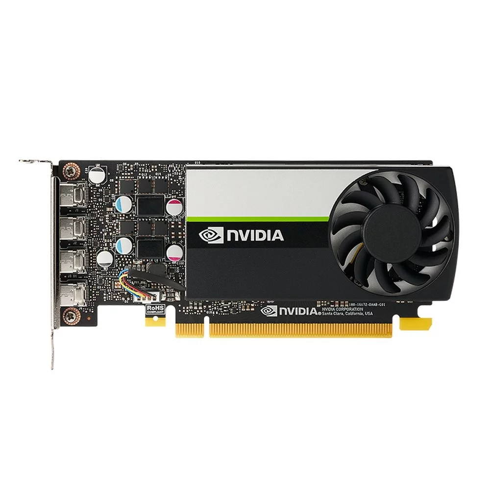 Видеокарта/ VGA NVIDIA T1000, 4 GB GDDR6/128 bit, PCI Express 4.0 x16, 4x mDP, BLK (900-5G172-2250-000)