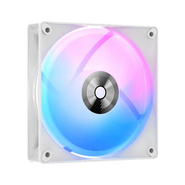 Вентилятор для корпуса Ocypus Delta F12 WH ARGB, 120x120x25mm, 4-PIN PWM, 500-2000 RPM, 29 DBA MAX, HYDRO BEARING