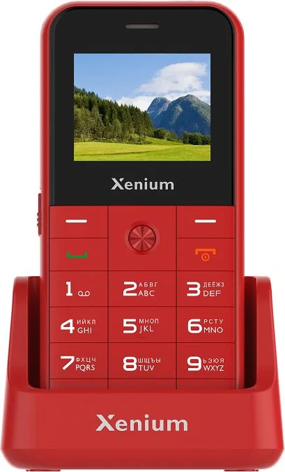 Мобильный телефон Xenium X718 красный моноблок 2Sim 1.77" 128x160 Spreadtrum ThreadX RTOS 0.3Mpix GSM900/ 1800 MP3 (CTX718RD/00)