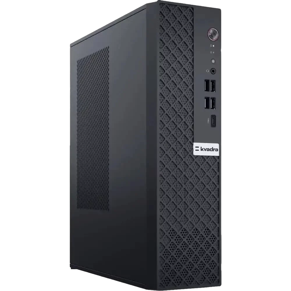 Персональный компьютер/ Kvadra TAU Intel Core i5 12500(3Ghz)/16384Mb/512SSDGb/Ext:Intel UHD Graphics 770/war 1y/black/noOS (Y20SYSCAS201R_24381B)