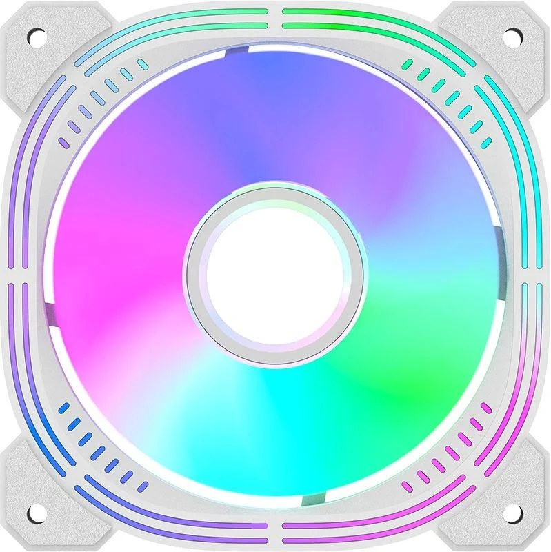 Вентилятор для корпуса Formula Nulight 12 RGB 120х120x25 белый 3-pin 4-pin (Molex) 19.06дБ (NULIGHT 12WH FR) Ret