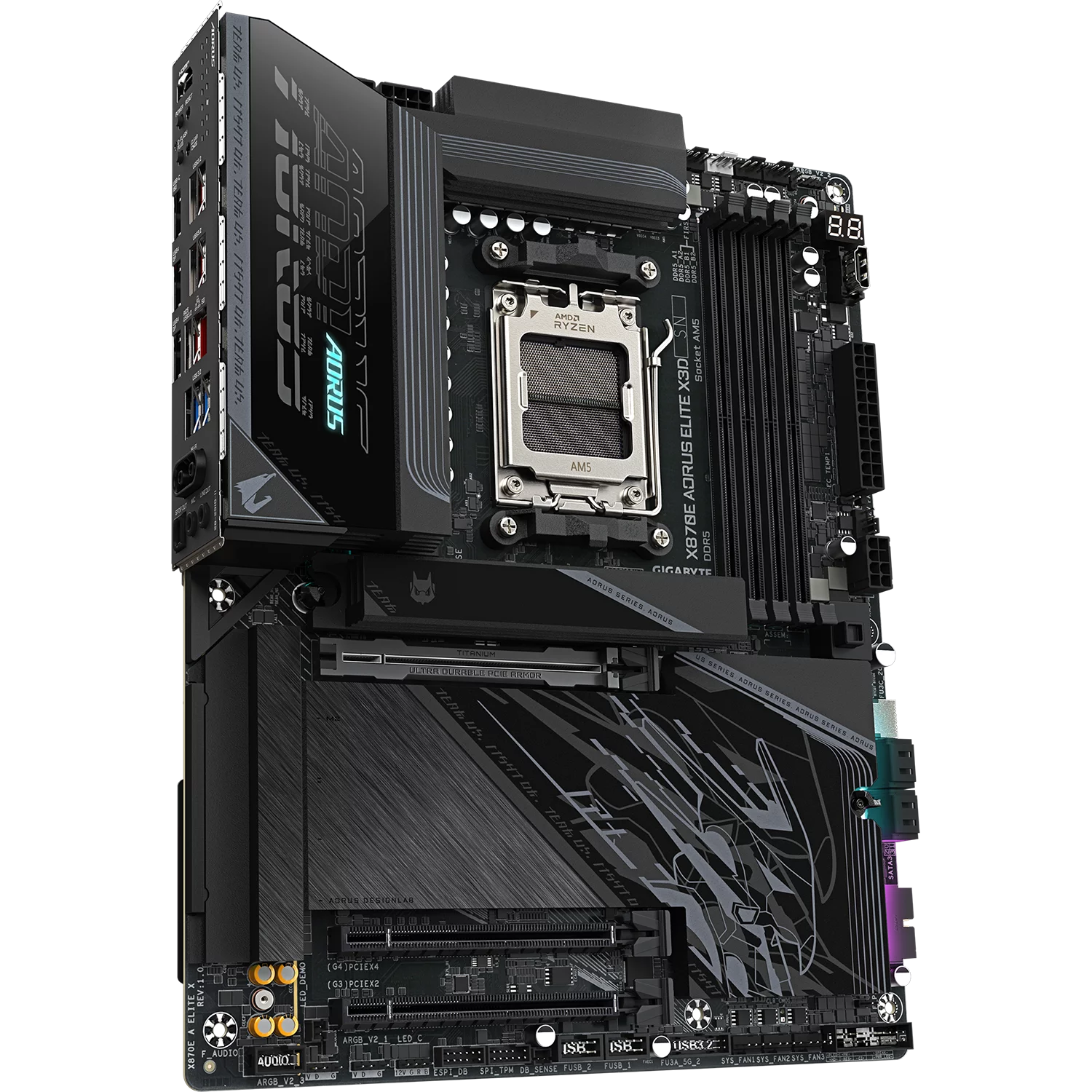 Материнская плата AMD X870 SAM5 ATX X870E A ELITE X GIGABYTE