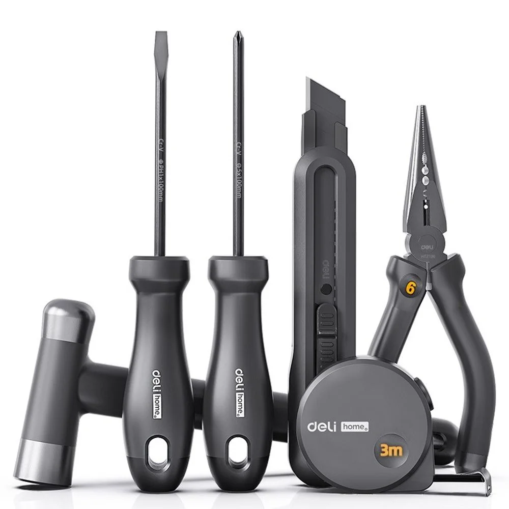 Набор ручного инструмента Home Series Black Deli HT0006 6 предметов