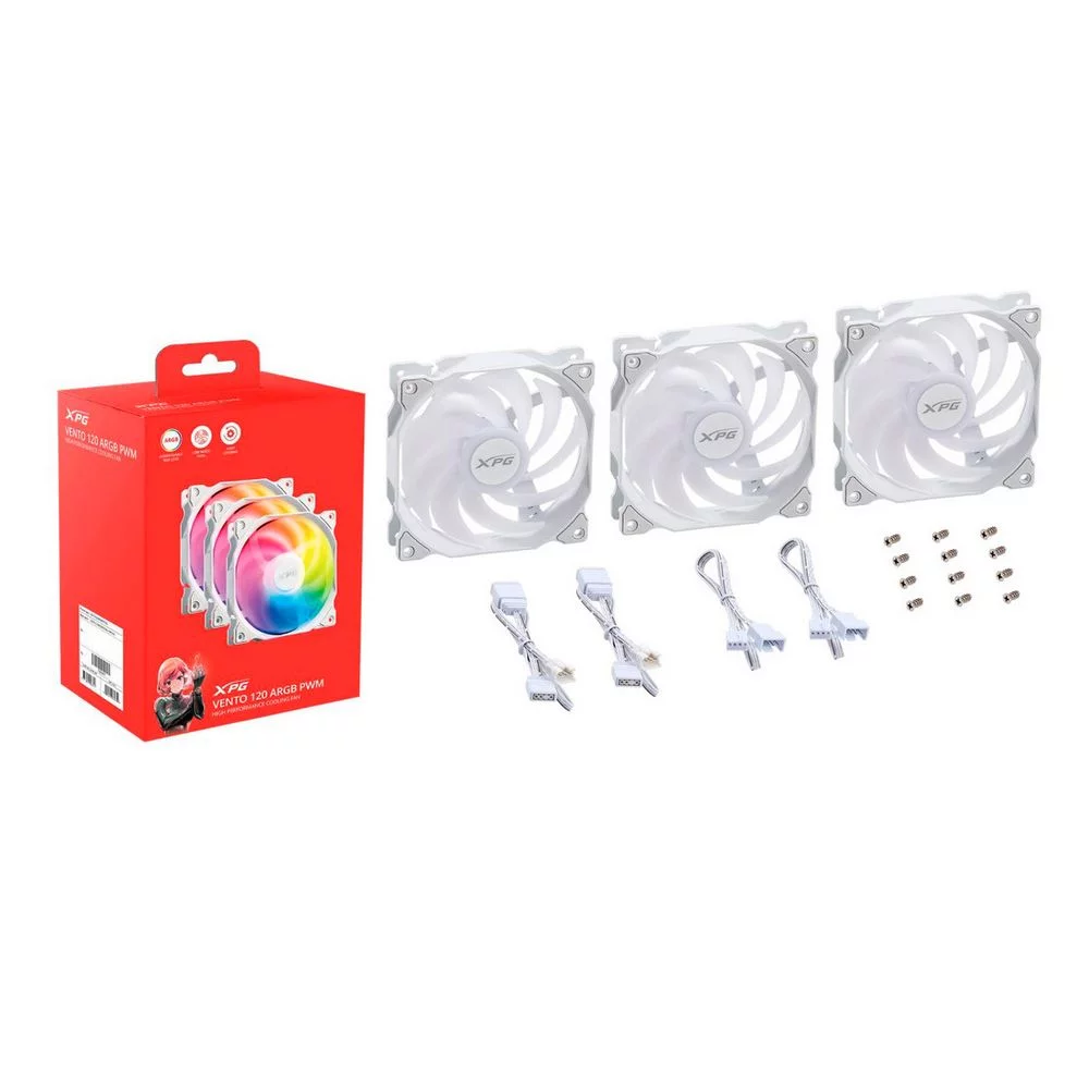 Вентилятор в корпус ADATA XPG VENTO120ARGBPWM3C-WHCWW