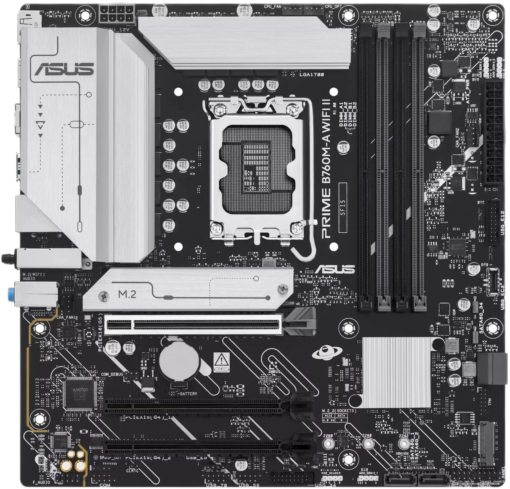 Материнская плата/ PRIME B760M-A WIFI II (90MB1NF0-M0EAY0)