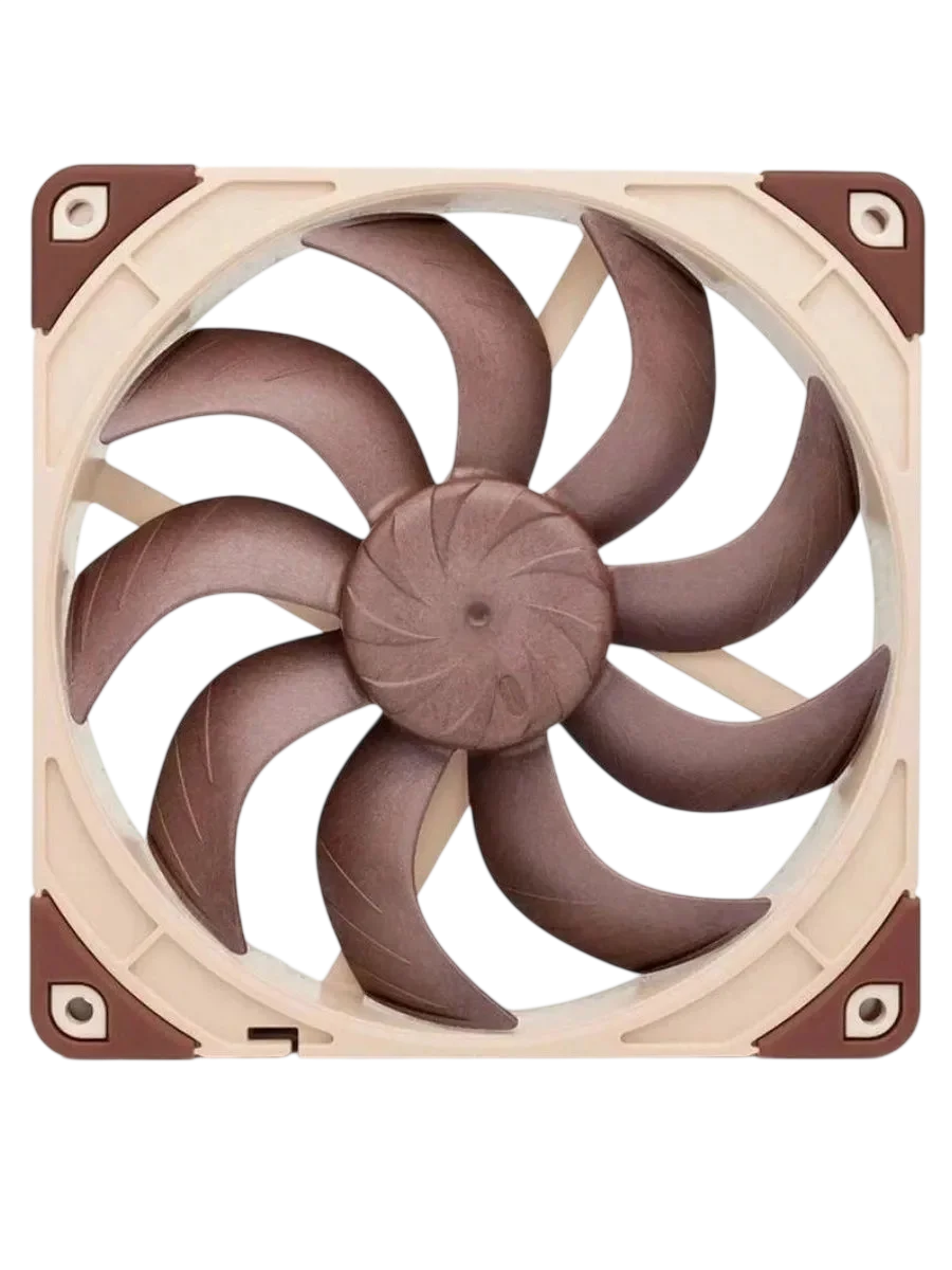 Кулер для корпуса/ Case Cooler Noctua NF-A14x25 G2 PWM (140x140x25mm, 4-pin PWM, 91.58FM, 24.8dBA, 1500RPM, Beige/Brown)