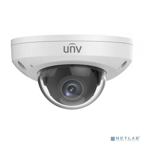 Uniview IPC312SB-ADF28K-I0-RU Видеокамера IP купольная антивандальная {1/ 2.8" 2 Мп КМОП @ 30 к/ с, ИК-подсветка до 30м., LightHunter 0.001 Лк @F1.6, объектив 2.8 мм, WDR, 2D/ 3D DNR, Ultra 265, H.265}
