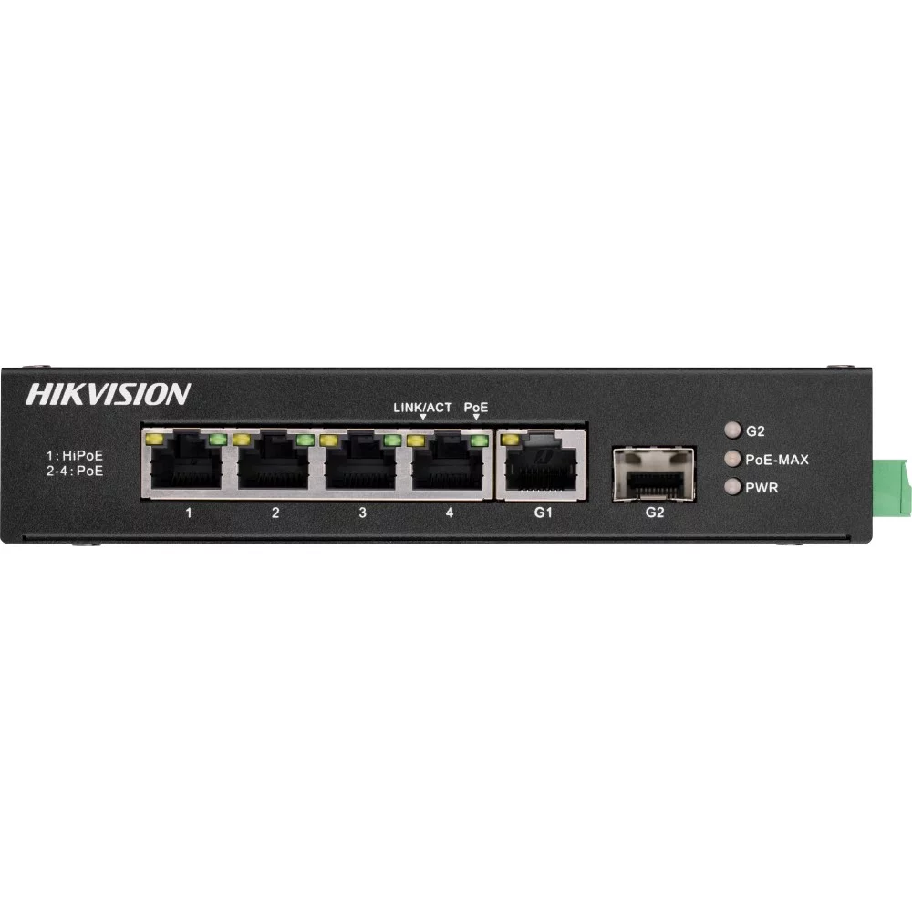 Картинка Коммутатор Hikvision DS-3T0306HP-E/HS (DS-3T0306HP-E/HS) 