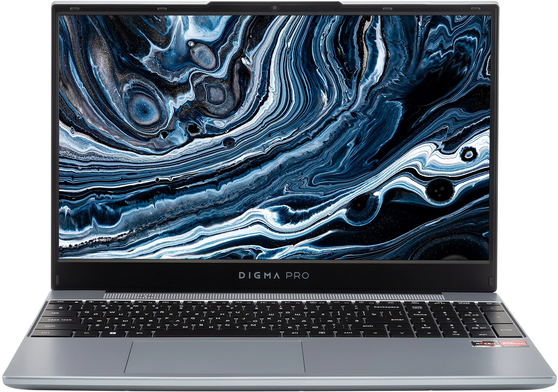 Ноутбук Digma Pro Breve Ryzen 5 Pro 5675U 8Gb 512Gb SSD 15.6" IPS FHD (1920x1080) Win11Pro silver WiFi BT 4500mAh (DN15R5-8DXW06)