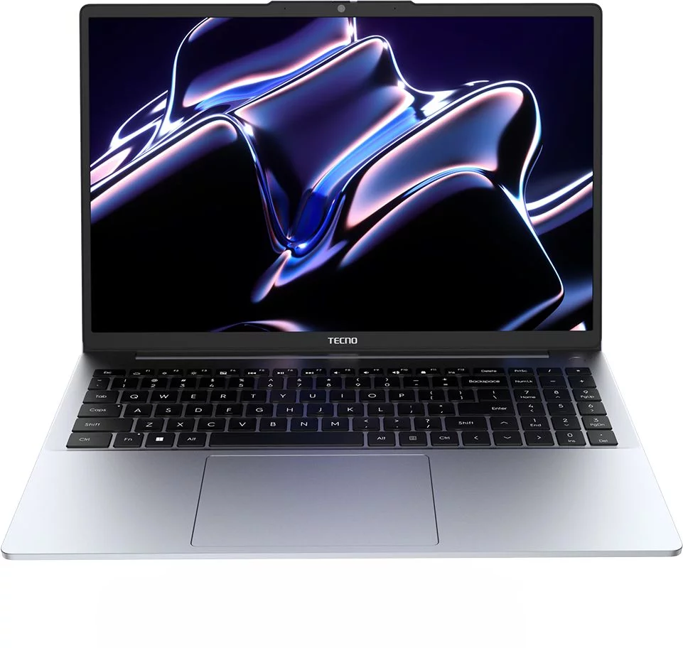 Ноутбук Tecno MegaBook K16AS Core i5 1235U 16Gb SSD512Gb Intel Iris Xe graphics 16" IPS FHD (1920x1200) Windows 11 Home silver WiFi BT Cam 6060mAh (TCN-K16I5.W16.SL)
