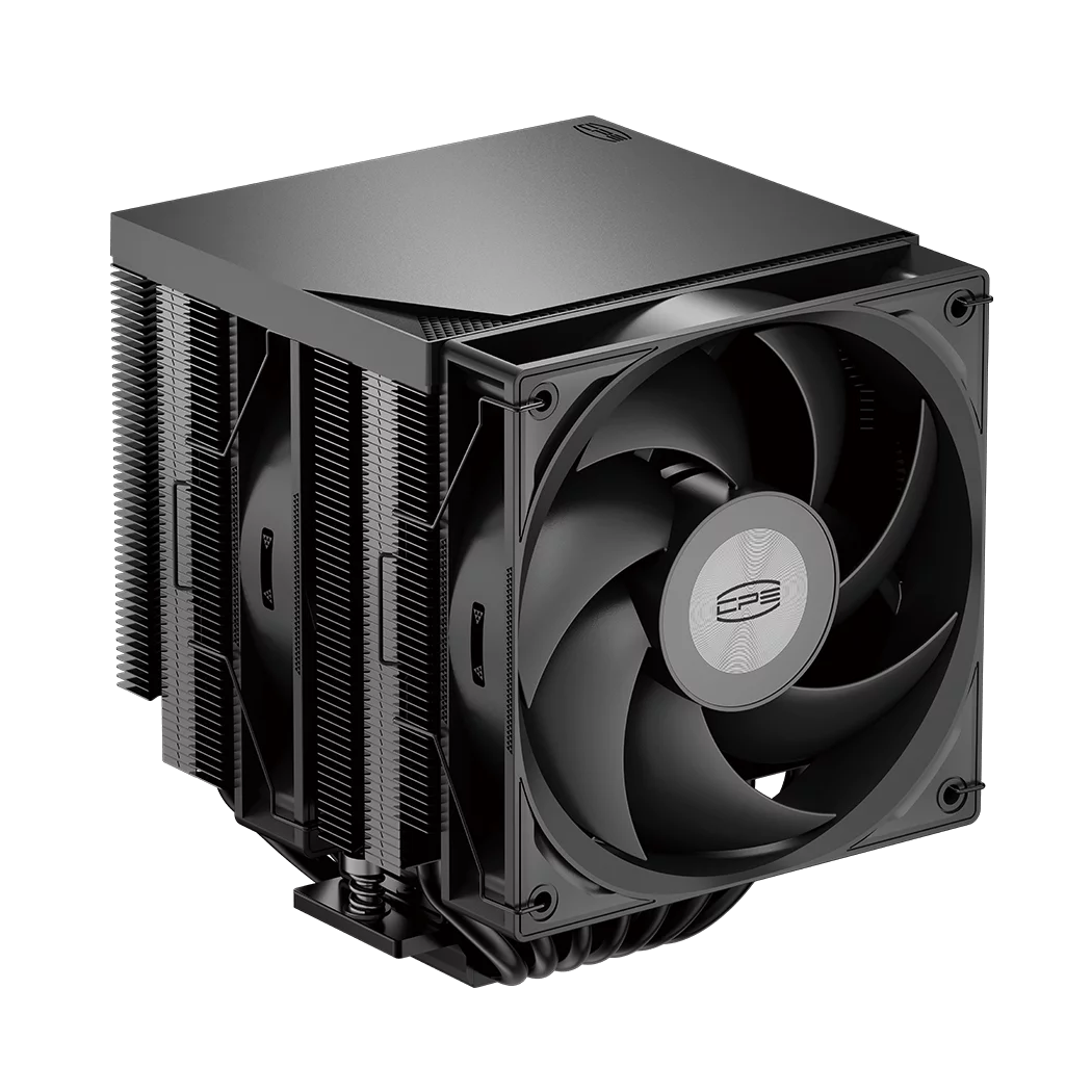 Кулер для процессора/ CPU Cooler PCCooler RT720 TC BK (270W, 4-pin PWM, 157.5mm, Al/Cu, 7x6mm, 2x120mm, 73.32CFM, 34.9dBA, 2200RPM, S: 1851/1700/1200/115X, AM5/AM4, black)