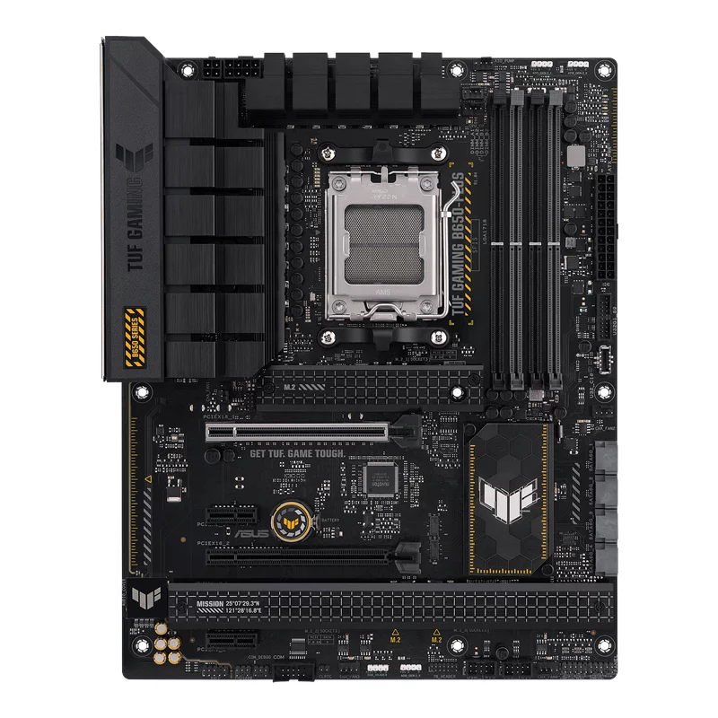 Материнская плата ASUS TUF GAMING B650-PLUS, Socket AM5, B650, 4*DDR5, HDMI+DP, 4xSATA3 + RAID, M2, Audio, Gb LAN, USB 3.2, USB 2.0,ATX (90MB1BY0-M0EAY0)