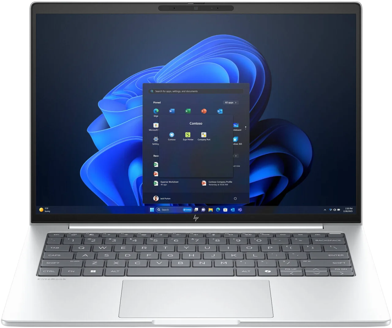 Ноутбук HP EliteBook 8G1i 14 AI 14"(1920x1200)/ Touch/ Intel Core Ultra 7 268V(2.2Ghz)/ 32768Mb/ 512PCISSDGb/ noDVD/ Int:Intel Arc Graphics 140V/ Cam/ BT/ WiFi/ 62WHr/ war 1y/ 1.46kg/ Win11Pro (C6SA9UC) (C6SA9UC#ABA_WIN11)
