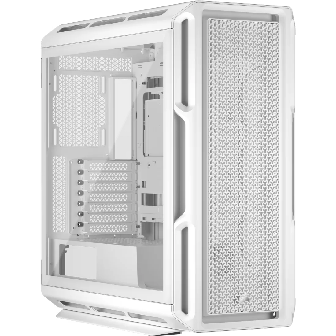 Корпус без блока питания/ Case Corsair 5000T, Midi-Tower, TG, no fan, 4xUSB-A 3.2, 1xUSB 3.2 Type-C, E-ATX, ATX, mATX, mITX White (CC-9011301-WW)