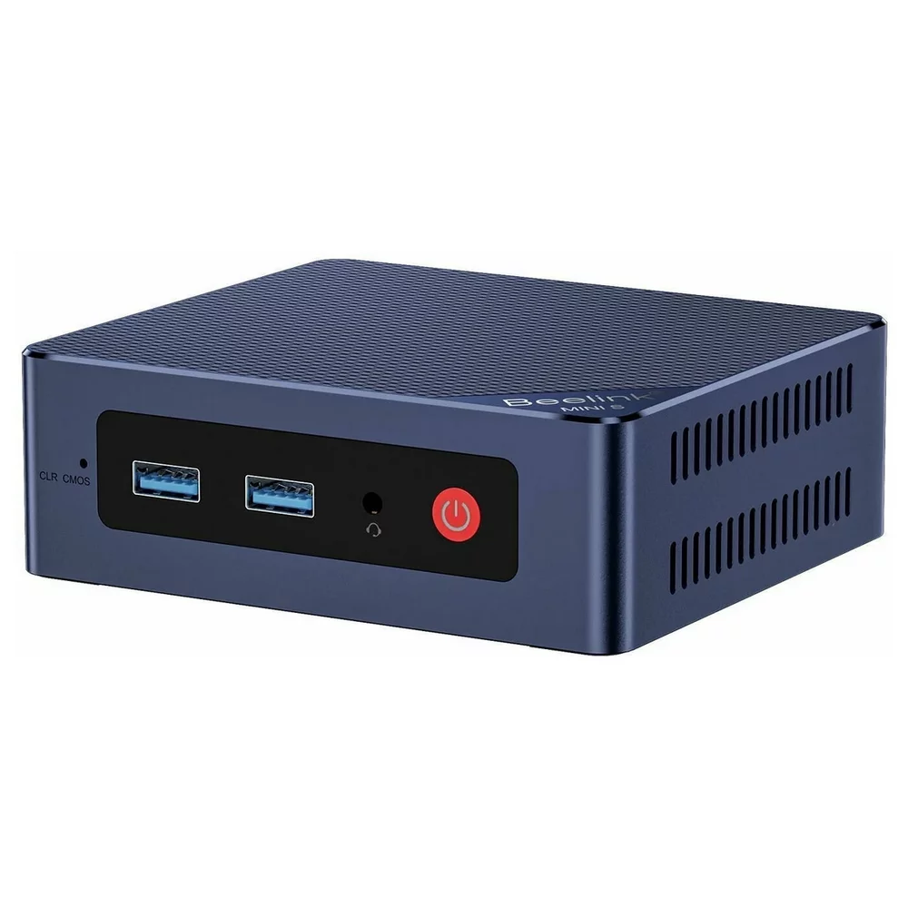 Мини-компьютер Beelink MINI S12, CPU:Intel® Alder Lake N95 Processor , 4C/ 4T , GPU : Intel@ UHD Graphics 1.20 GHZ(16EUs), 16GB DDR4 3200MHz RAM 500GB SSD , Wi-Fi 5 ; Bluetooth 5.0; LAN 1000M (BL/MINI S12/N95/16G/500G/NAVY BLUE)