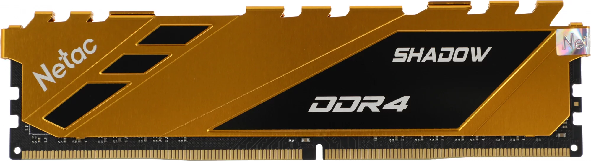 Модуль памяти Netac Shadow DDR4-3600 8G C18 Yellow (NTSDD4P36SP-08Y)