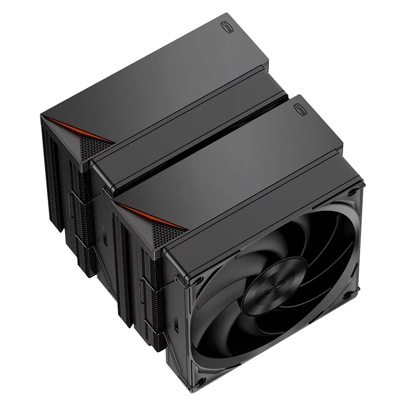 Кулер для процессора/ CPU Cooler PCCooler RZ620 BK (260W, 4-pin PWM, 157.5mm, Al/Cu, 6x6mm, 2x120mm, 86.73CFM, 32dBA, 2000RPM, S: 1851/1700/1200/115X, AM5/AM4, black)