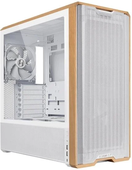 Корпус Lian-Li Lancool 217 белый без БП ATX 2xUSB3.0 audio bott PSU (G99.LAN217W.R0)