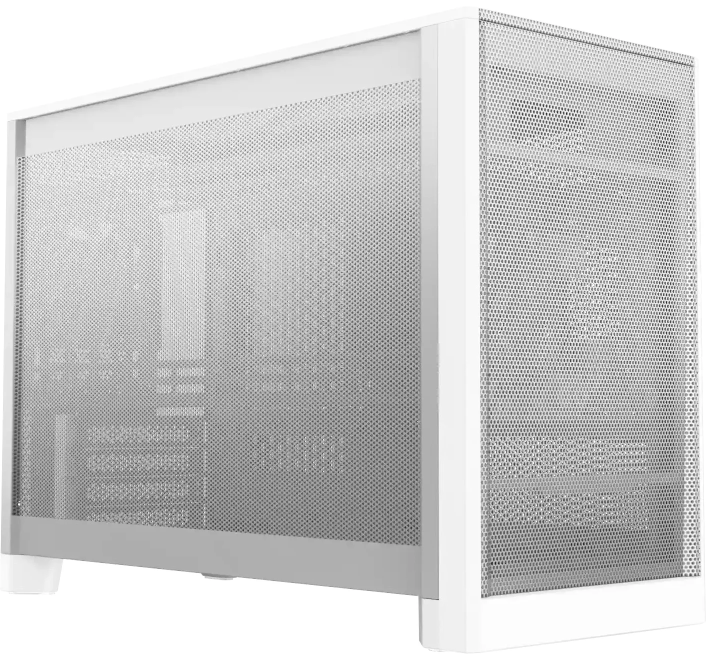 Корпус Montech TEN белый без БП mATX 9x120mm 6x140mm 2xUSB3.0 audio bott PSU (TEN W)