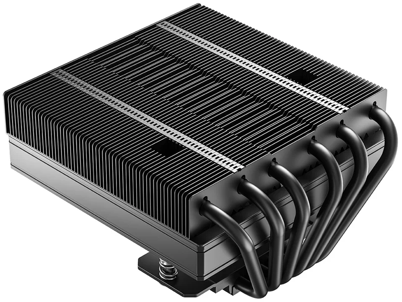 Кулер для процессора ID-COOLING IS-77-XT BLACK LGA1851/1700/1200/115X/AM5/AM4 низкопрофильный высота 77mm (18шт/кор, TDP 150W, PWM, 6 тепл.трубок + медная база, FAN 120mm) BOX