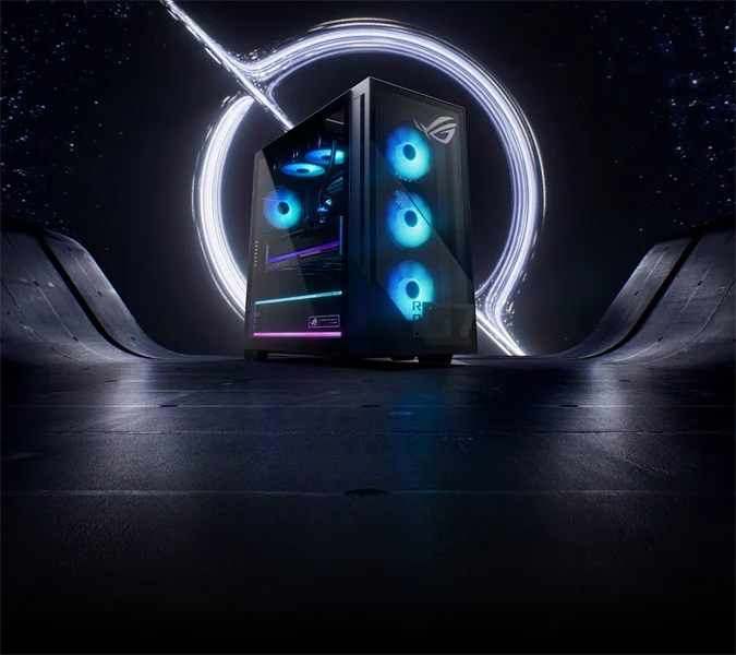 Компьютер ASUS ROG G700TF-07265F0500 Core Ultra 7 265F/ 16Gb/ 1TB M.2 2280 PCIE 4.0 SSD/ nVidia RTX 5080 16Gb/ Wi-Fi 6 + BT5.4 / 850W/ No OS/ BLACK/ 58L/ Liquid Cooler (90PF0561-M01B20)