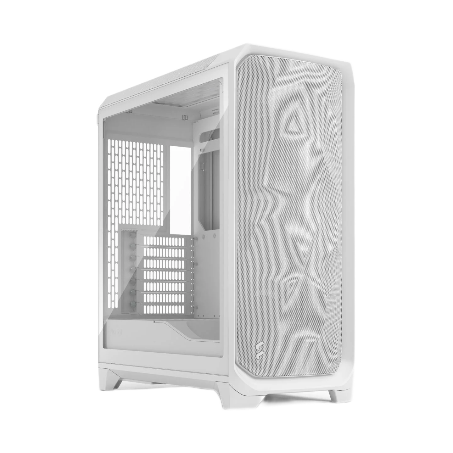 Корпус ПК без блока питания/ Case Fractal Design Meshify 3 TG Clear Tint, Midi-Tower, 3x140mm, 2xUSB-A 3.2 + 1xUSB 3.2 Type-C E-ATX, ATX, mATX, mITX, White (FD-C-MES3A-04)