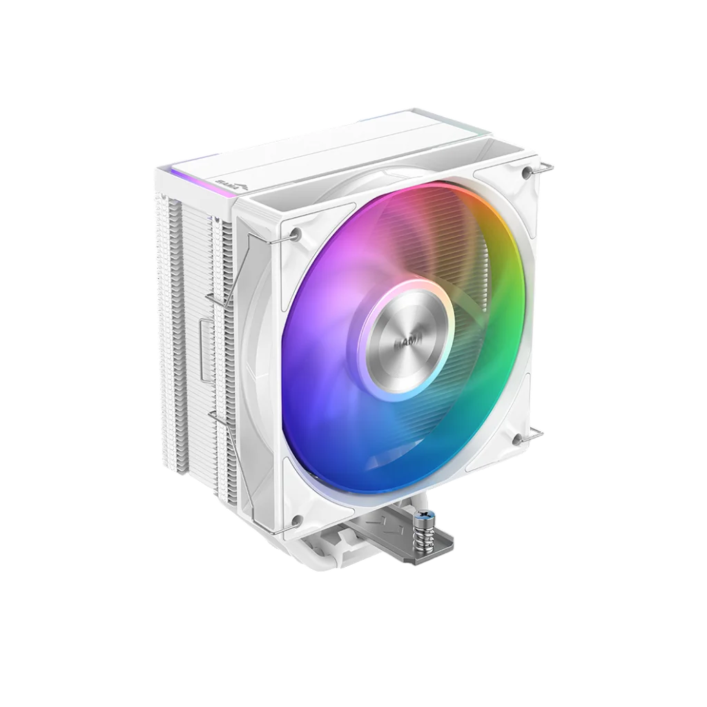 Кулер для процессора/ CPU Cooler SAMA A40L WH (240W, 4-pin PWM, 152mm, 4x6mm, ARGB, 1x120mm, 75.2CFM, 29dBA, 2200RPM, S: 1851/ 1700/ 1200/ 115X, AM5/ AM4, white) (A40-WHWAYXOX-G)