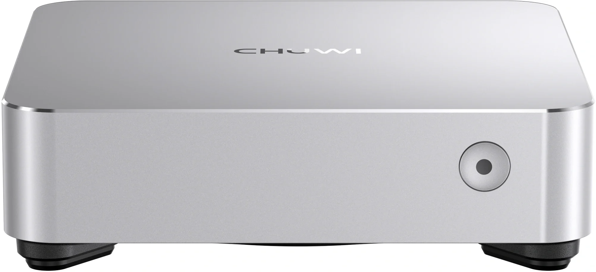 Компьютер Мини Chuwi AuBox Ryzen 7 8745HS (3.8) 32Gb SSD1Tb 780M Windows 11 Pro 2x2.5GbitEth WiFi BT 120W серебристый/ черный (2133430) (2133430#MLN)