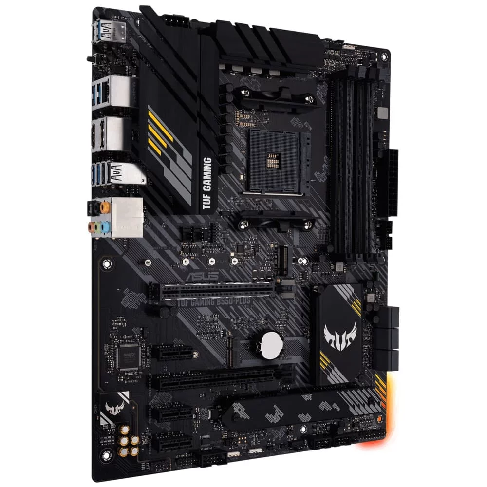 Материнская плата ASUS TUF GAMING B550-PLUS Soc-AM4 AMD B550 4xDDR4 ATX AC`97 8ch(7.1) 2.5Gg RAID+HDMI+DP (90MB14G0-M0EAY0)
