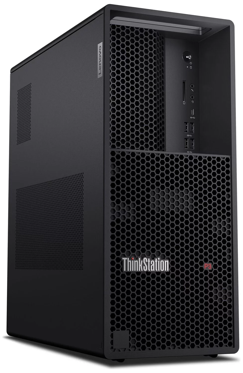 Компьютер Lenovo ThinkStation P3t MT i7 13700 (2.1) 16Gb SSD512Gb T400 4Gb CR Windows 11 Pro 64 GbitEth 500W kb мышь клавиатура черный (30GUSGUM00)