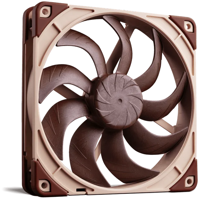 Кулер для корпуса/ Case Cooler Noctua NF-A14x25 G2 LS-PWM (140x140x25mm, 4-pin PWM, 48.03CFM, 11.4dBA, 800RPM, Beige/Brown)