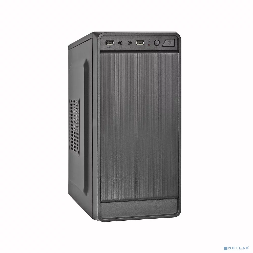 Exegate EX283124RUS Корпус Minitower ExeGate BAA-108 Black, mATX, , 2*USB, Audio