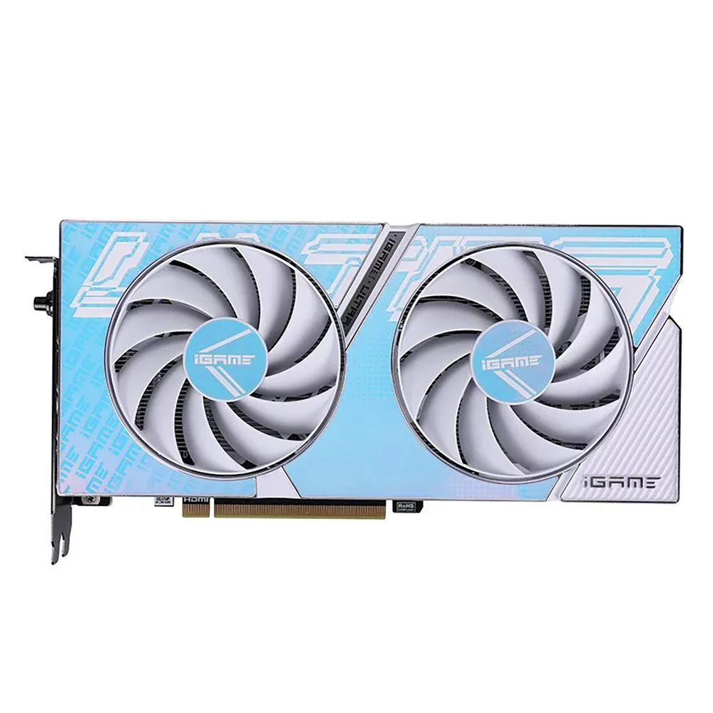 Видеокарта Colorful RTX4060 Ultra W DUO OC 8GB-V 128-bit GDDR6 DPx3 HDMI 2FAN RTL (RTX 4060 ULTRA W DUO OC 8GB-V||BP)